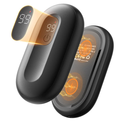 Hand Warmers Rechargeable - 2 Pack Electric Hand Warmers 4000Mah, 8 Hrs Warmth Dual-Sided Heating Max 140℉, Reusable Hand Warmers Pocket Heater for Raynauds, Hunting, Golf, Camping