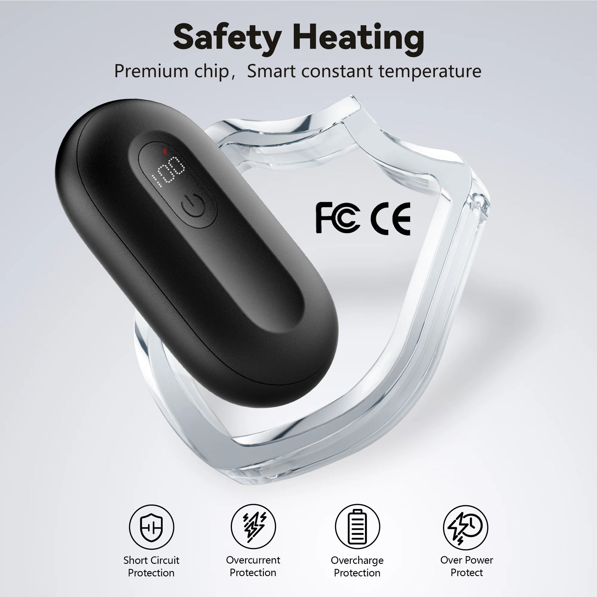 Hand Warmers Rechargeable - 2 Pack Electric Hand Warmers 4000Mah, 8 Hrs Warmth Dual-Sided Heating Max 140℉, Reusable Hand Warmers Pocket Heater for Raynauds, Hunting, Golf, Camping