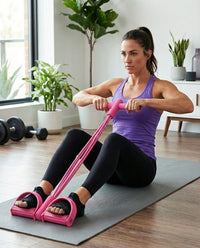 Ab Crunch Trainer|Portable Core & Leg Workout for Beginners
